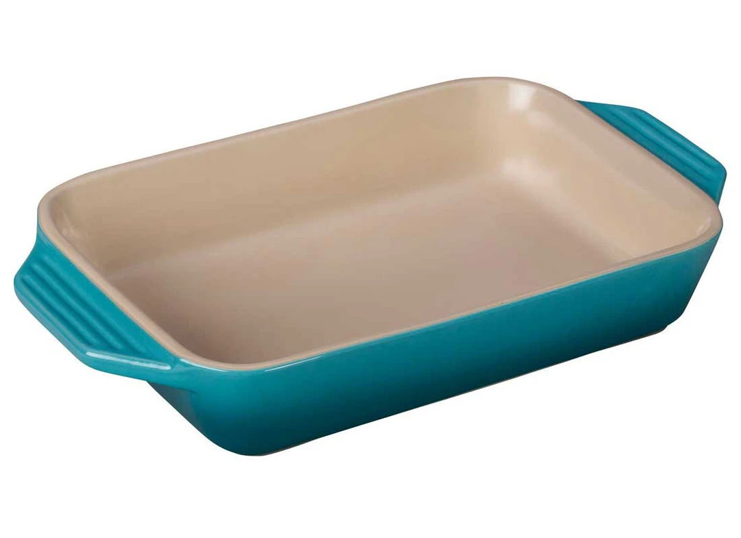 Le Creuset Bakeware Le Creuset 3.15 Quart Stoneware Rectangular Dish 3 Le Creuset Bakeware Le Creuset 3.15 Quart Stoneware Rectangular Dish