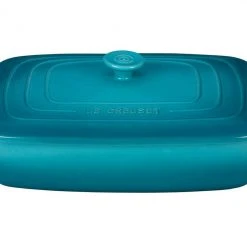 Le Creuset 3.5 Quart Covered Rectangular Stoneware Casserole