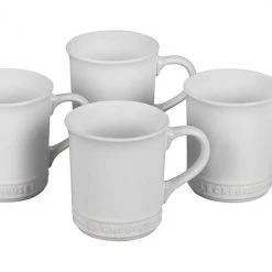 Le Creuset Coffee & Tea Le Creuset 14 Ounce Stoneware Mugs - Set Of 4 12 Le Creuset Coffee & Tea Le Creuset 14 Ounce Stoneware Mugs - Set Of 4