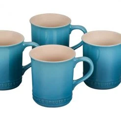 Le Creuset Coffee & Tea Le Creuset 14 Ounce Stoneware Mugs - Set Of 4 13 Le Creuset Coffee & Tea Le Creuset 14 Ounce Stoneware Mugs - Set Of 4