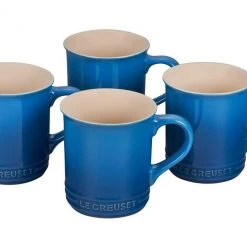 Le Creuset Coffee & Tea Le Creuset 14 Ounce Stoneware Mugs - Set Of 4 14 Le Creuset Coffee & Tea Le Creuset 14 Ounce Stoneware Mugs - Set Of 4