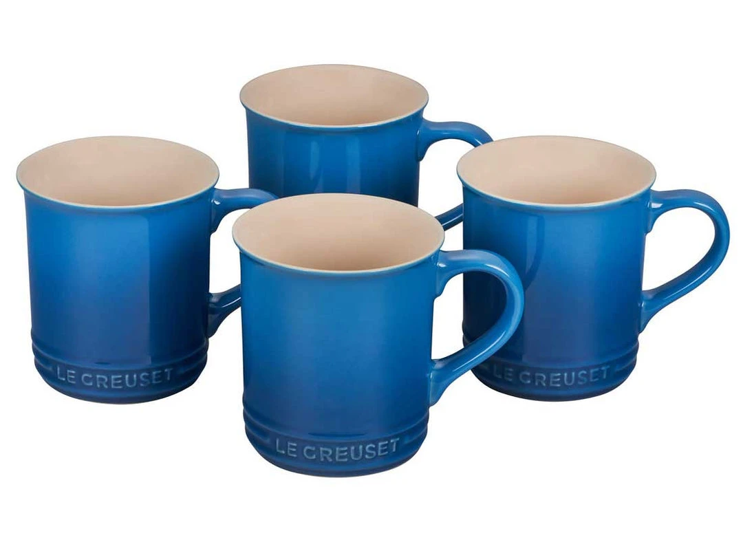 Le Creuset Coffee & Tea Le Creuset 14 Ounce Stoneware Mugs - Set Of 4 5 Le Creuset Coffee & Tea Le Creuset 14 Ounce Stoneware Mugs - Set Of 4