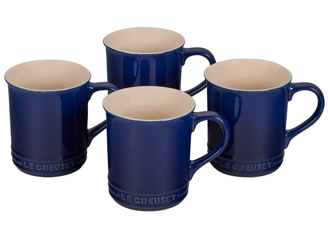 Le Creuset Coffee & Tea Le Creuset 14 Ounce Stoneware Mugs - Set Of 4 8 Le Creuset Coffee & Tea Le Creuset 14 Ounce Stoneware Mugs - Set Of 4