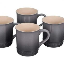 Le Creuset Coffee & Tea Le Creuset 14 Ounce Stoneware Mugs - Set Of 4 16 Le Creuset Coffee & Tea Le Creuset 14 Ounce Stoneware Mugs - Set Of 4