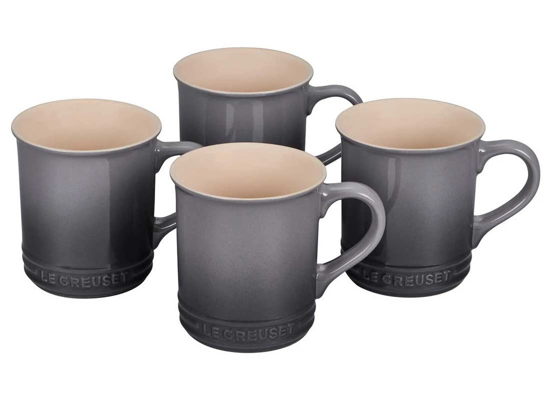 Le Creuset Coffee & Tea Le Creuset 14 Ounce Stoneware Mugs - Set Of 4 7 Le Creuset Coffee & Tea Le Creuset 14 Ounce Stoneware Mugs - Set Of 4