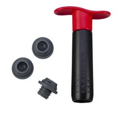 Le Creuset Wine Pump & 3 Stoppers