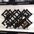 Oenophilia Accordia 10 Bottle Wine Rack - Black