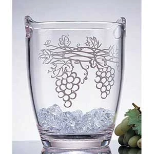 Other Acrylic Wine Bucket With Grape Cluster Design Champagne Buckets/Wine Chillers 2 Other Acrylic Wine Bucket With Grape Cluster Design Champagne Buckets/Wine Chillers