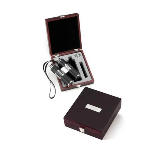 Other Flasks Binoculars Flask Set, Stainless Steel In Wood Box - 8 Oz 4 Other Flasks Binoculars Flask Set, Stainless Steel In Wood Box - 8 Oz