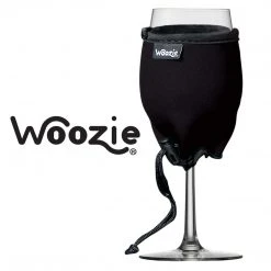 Wine Glass Accessories The Wine Woozie - Black