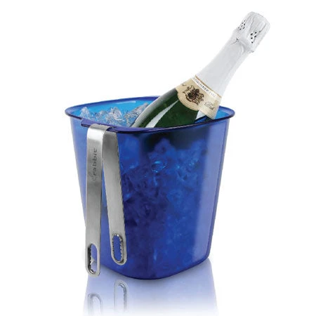 Metrokane Rabbit Ice Bucket With Stainless Tongs, Blue Ice Machines/Buckets 1 Metrokane Rabbit Ice Bucket With Stainless Tongs, Blue Ice Machines/Buckets