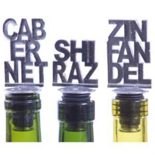 Oenophilia Varietal Stopper Set, Cab, Shiraz, Zin Wine Bottle Stoppers 1 Oenophilia Varietal Stopper Set, Cab, Shiraz, Zin Wine Bottle Stoppers