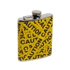 Wild Eye Designs Flasks "Caution" 6 Oz. Flask