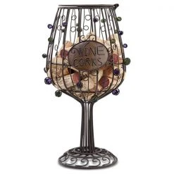 Epic Products Wine Glass Cork Cage Cork Presentation