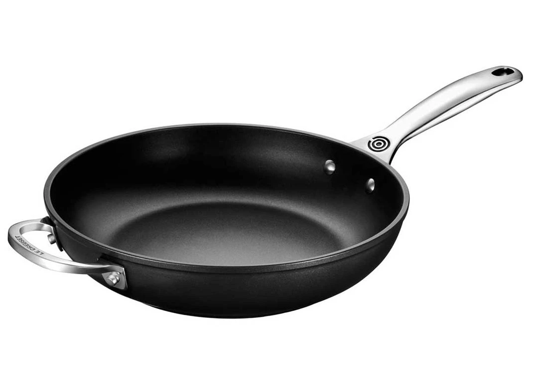 Le Creuset Toughened Nonstick Pro 11 Inch Deep Fry Pan Le Creuset Skillets & Frypans 1 Le Creuset Toughened Nonstick Pro 11 Inch Deep Fry Pan Le Creuset Skillets & Frypans