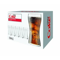Libbey 17-Ounce Diet Coke Tumbler Glasses (Set Of 6)