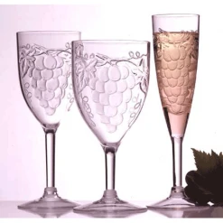 Other Acrylic White Wine Glasses (Set Of 4)