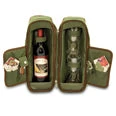 Picnic Plus Picnic Time Estate - Pine Green Wine Carry Bags