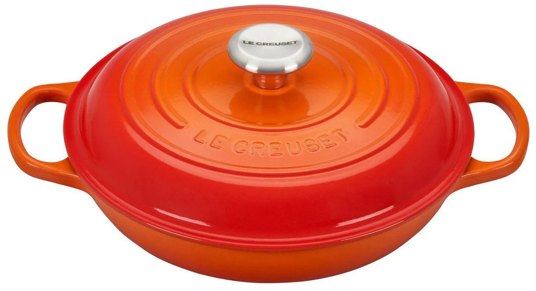 Le Creuset Braisers Le Creuset 1.5 Quart Signature Cast Iron Braiser 5 Le Creuset Braisers Le Creuset 1.5 Quart Signature Cast Iron Braiser