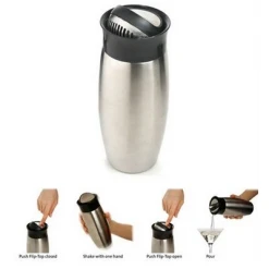 Metrokane FlipTop Cocktail Shaker Cocktail Shakers