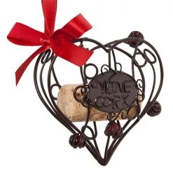 Epic Products Heart Cork Cage Bottle Ornament