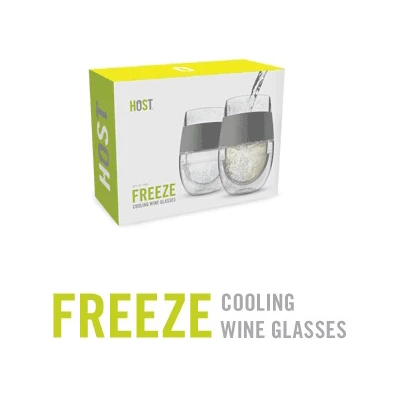 True Fabrications Acrylic Glassware Host Freeze Cooling Wine Glass (set Of 2) 1 True Fabrications Acrylic Glassware Host Freeze Cooling Wine Glass (set Of 2)