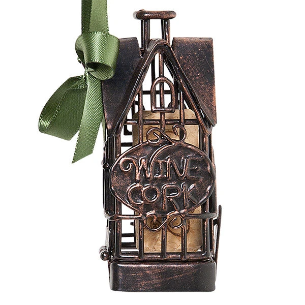 Epic Products Cork Presentation House Cork Cage Bottle Ornament 1 Epic Products Cork Presentation House Cork Cage Bottle Ornament