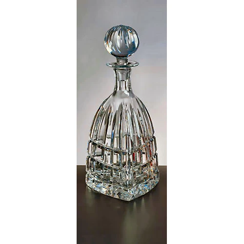Badash Crystal Triangle Decanter 28oz. 1 Badash Crystal Triangle Decanter 28oz.