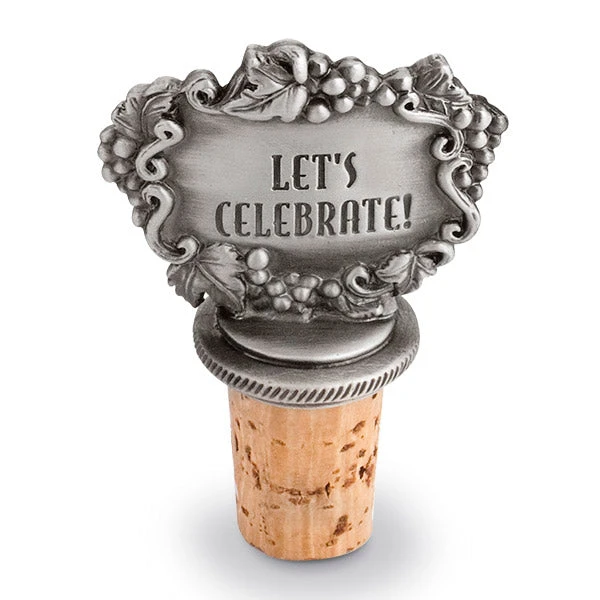 Epic Products Let's Celebrate! Bottle Stopper Wine Bottle Stoppers 1 Epic Products Let's Celebrate! Bottle Stopper Wine Bottle Stoppers