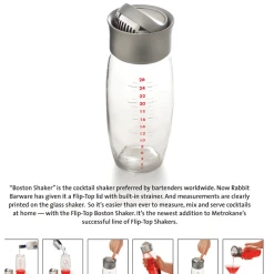Metrokane Flip Top Boston Cocktail Shaker Cocktail Shakers