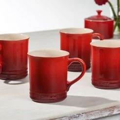 Le Creuset Coffee & Tea Le Creuset 14 Ounce Stoneware Mugs - Set Of 4 19 Le Creuset Coffee & Tea Le Creuset 14 Ounce Stoneware Mugs - Set Of 4