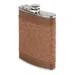 Flasks Oenophilia Brown Ostrich Flask - 8 Oz