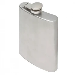 Flasks Oenophilia Brushed Stainless Steel Flask - 8 Oz