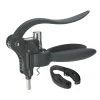 Oggi Wine Bottle Lever Corkscrew - Black