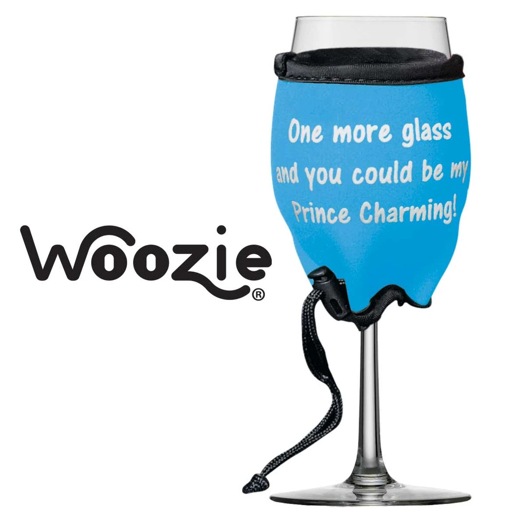 Wine Woozie Woozie, One More Glass & You Could Be My Prince Wine Glass Accessories 1 Wine Woozie Woozie, One More Glass & You Could Be My Prince Wine Glass Accessories