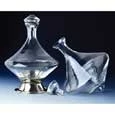 Other Orbital Wine Decanter W / Silver Plated Base