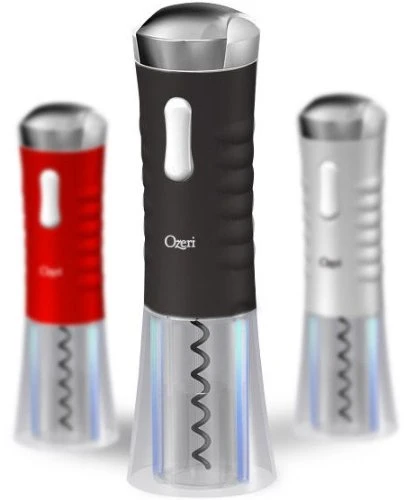 Ozeri Nouveaux Electric Corkscrew - Red 1 Ozeri Nouveaux Electric Corkscrew - Red