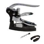 Lever Model Corkscrews Pampered Grape Wizard Corkscrew - Chrome