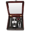 Pampered Grape Deluxe Five Piece Wine Tool Set Twist Style Corkscrews