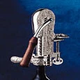 Pampered Grape Silver Plated Wine Opener Stationary Corkscrews
