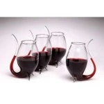 Pampered Grape Bar Glassware Port Sippers (set Of 4)