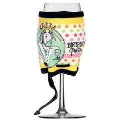 Wine Woozie Wine Glass Accessories Woozie Signature Emerson, Birthday Queen