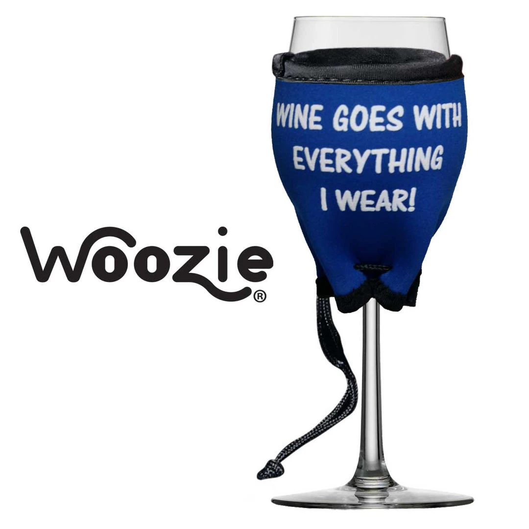 Wine Woozie Woozie, Wine Goes With Everything I Wear! Wine Glass Accessories 1 Wine Woozie Woozie, Wine Goes With Everything I Wear! Wine Glass Accessories