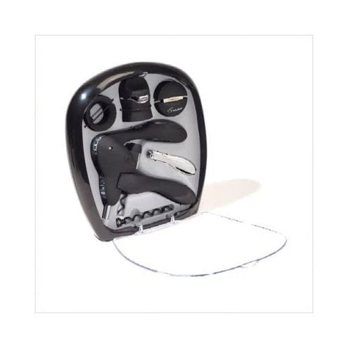 Metrokane Rabbit Corkscrew Tool Kit - Black 1 Metrokane Rabbit Corkscrew Tool Kit - Black