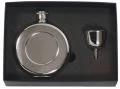 Other Flasks Round Pocket Stainless Steel Flask Set - 4.5 Oz