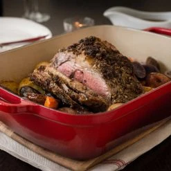 Le Creuset Bakeware Le Creuset 5.25 Quart Enameled Cast Iron Signature Rectangular Roaster