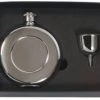 Other Flasks Round Pocket Stainless Steel Flask Set - 4.5 Oz