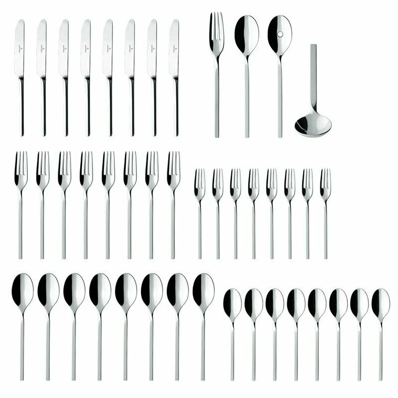 Villeroy & Boch NewWave Flatware 64 Piece Set 1 Villeroy & Boch NewWave Flatware 64 Piece Set