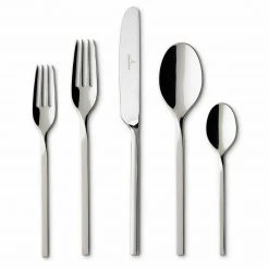 Villeroy & Boch NewWave Flatware 64 Piece Set 6 Villeroy & Boch NewWave Flatware 64 Piece Set