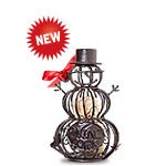 Epic Products Snowman Cork Cage Bottle Ornament Cork Presentation